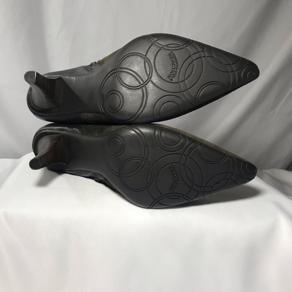 Kenneth Cole Reaction Brown Suede Boots Sz 7 - Picture 2 of 8